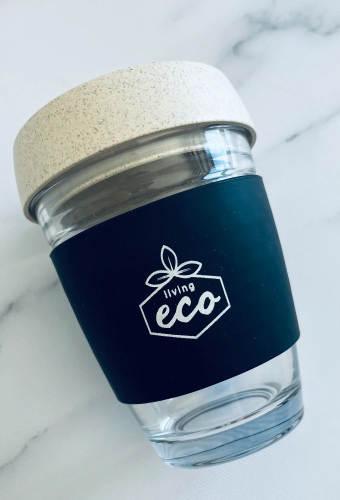 Black Glass Eco Mug